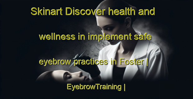 Skinart Discover health and wellness in implement safe eyebrow practices in Foster | EyebrowTraining | EyebrowClasses | SkinartTraining-Canada
